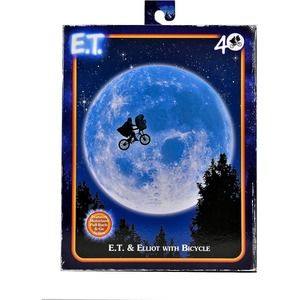 NECA - E.T. - 40th Anniversary Elliott & E.T. On Bike 7" Action Figure